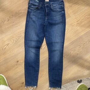 MOTHER the looker ankle fray 28